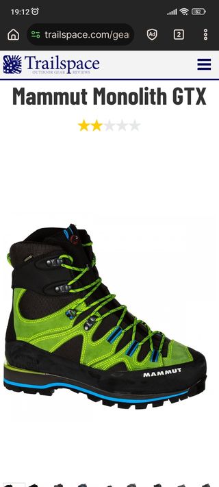 Botas Mammut Monolith GTX
