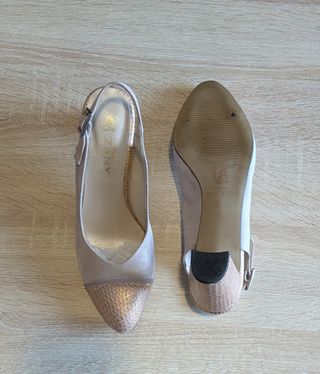 Zapatos de fiesta 7cm rosa