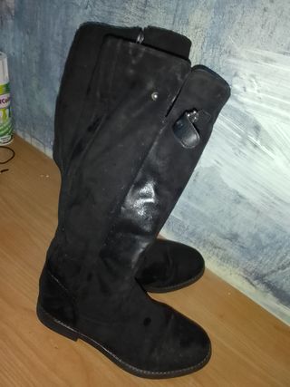 Stivali scamosciati Shoesita neri