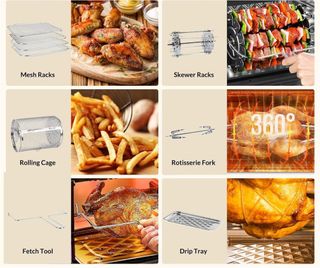 Freidora de aire 12L Calmdo