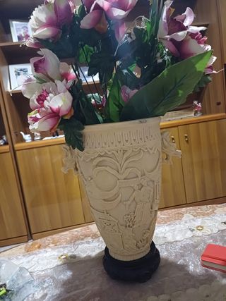 Vaso in resina cinese vintage 34cm