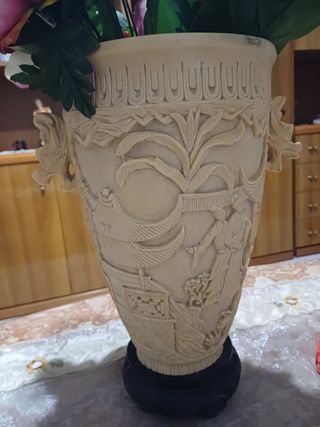 Vaso in resina cinese vintage 34cm