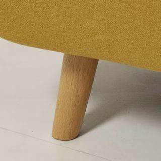 Sofá cama amarillo mostaza - 2 plazas