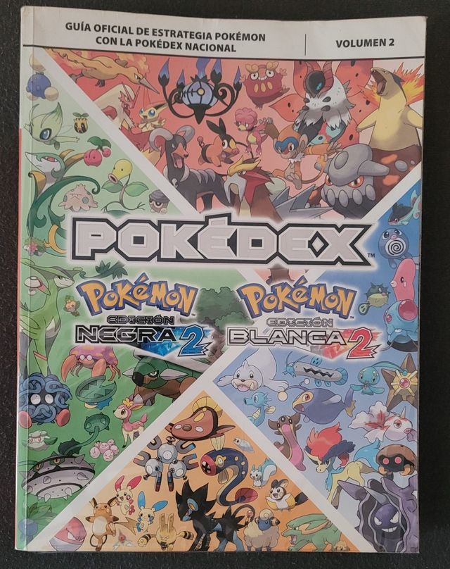Guía Oficial Pokédex Pokémon Negro 2 Blanca 2