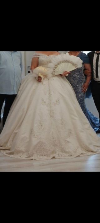 Vestido novia blanco - Talla grande