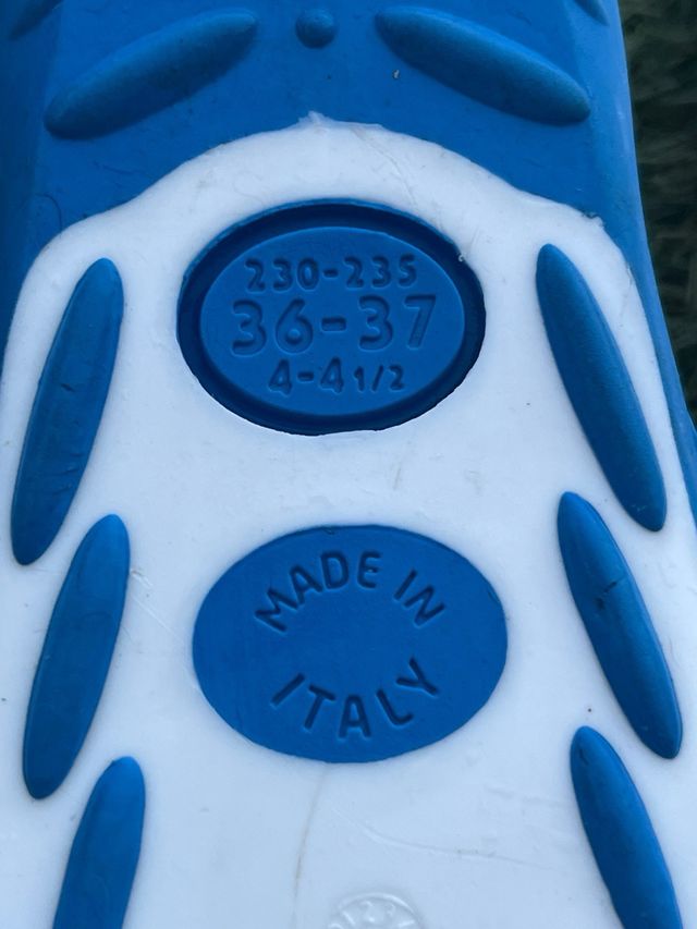 Aletas Seac Speed, azules y blancas talla 36-37