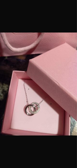 Collar Swarovski círculos brillantes