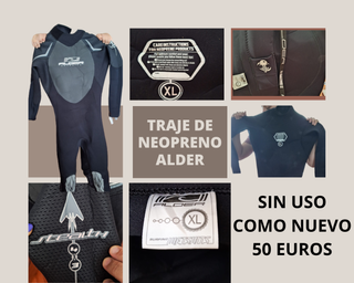 Traje neopreno Alder XL - Sin usar