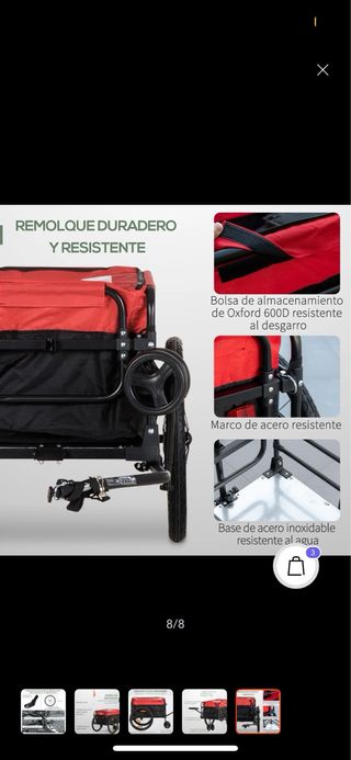 Remolque bici - Carro portaequipajes