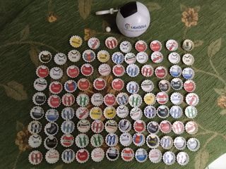 Chapas Liga BBVA 2011-2012 + Bola