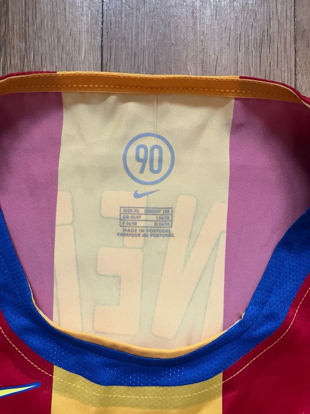 Camiseta Match Worn Valencia Caneira 2004/2005