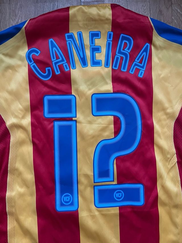 Camiseta Match Worn Valencia Caneira 2004/2005