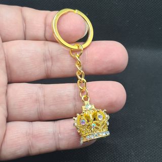 Portachiavi Corona Regina Gold idea regalo regalin