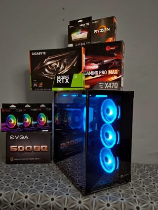 PC Gaming RGB Azul - Ryzen