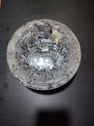 Jarrón cristal con tapa - Decorativo