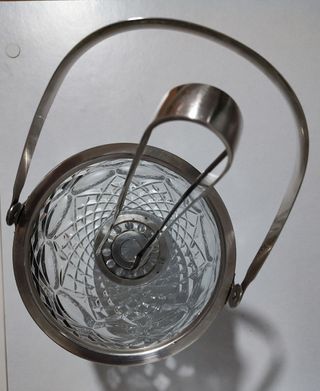 Cubitera cristal con pinzas