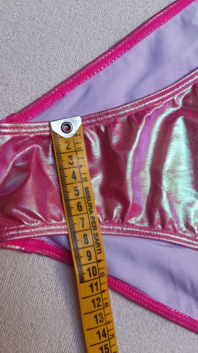 Costume intero SHEKINI rosa metallizzato