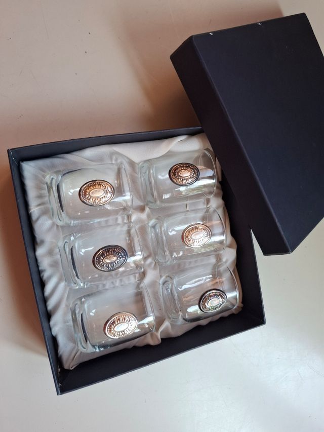 6 Bicchierini da Liquore con scatola 