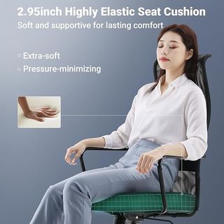 Silla oficina ergonómica negra Sihoo