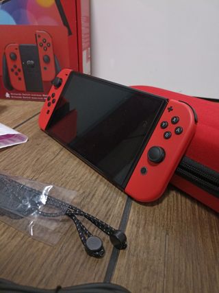 Switch OLED Roja ED. Mario