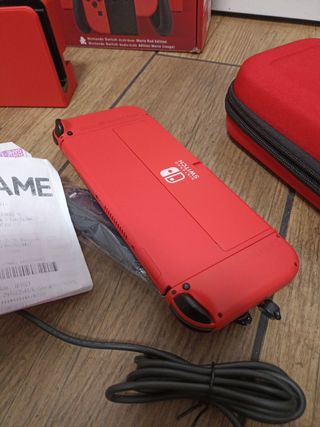  Switch OLED Roja ED. Mario