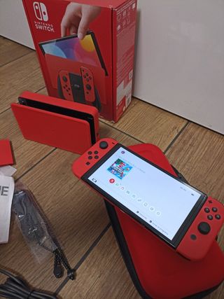  Switch OLED Roja ED. Mario