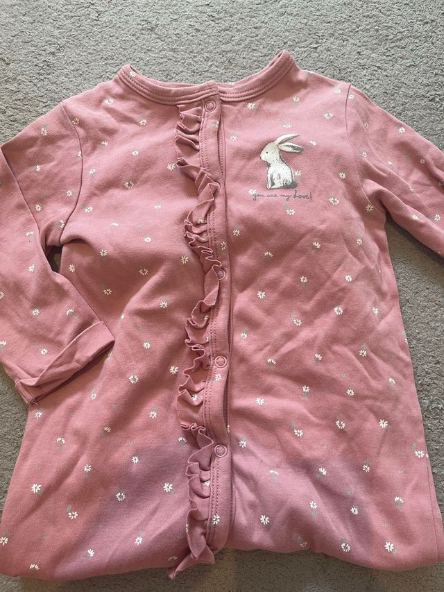 Lote 3 pijamas bebé niña