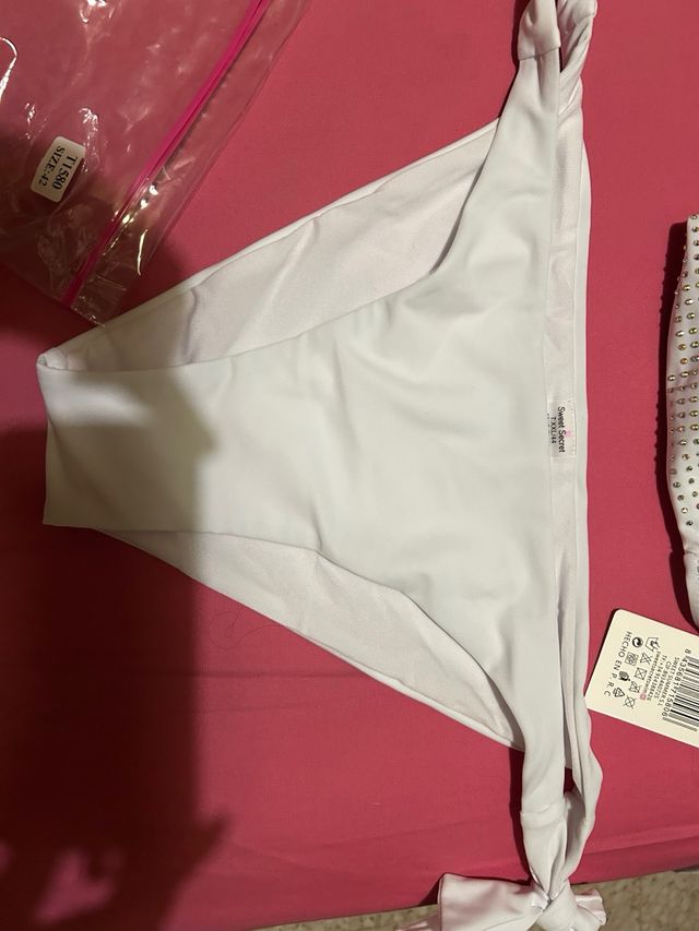Bikini blanco Sweet Secret c/pedreria - M