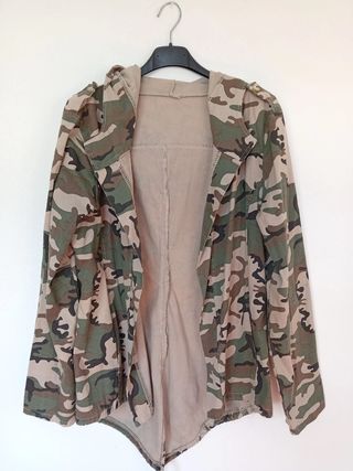 Chaqueta militar | Verde oliva y beige