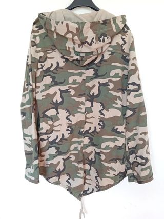 Chaqueta militar | Verde oliva y beige