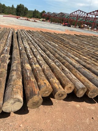 Palos rústicos madera