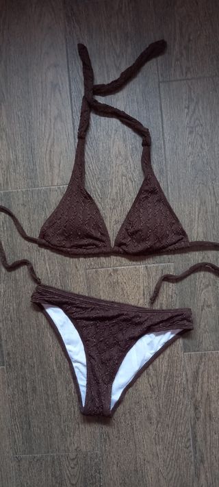Bikini marrón chocolate talla M