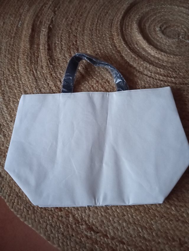 Bolsa playa Rochas Parfums - Blanca