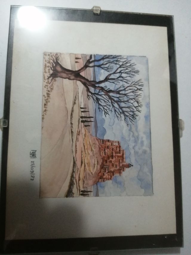 Acquerello originale anni '80.