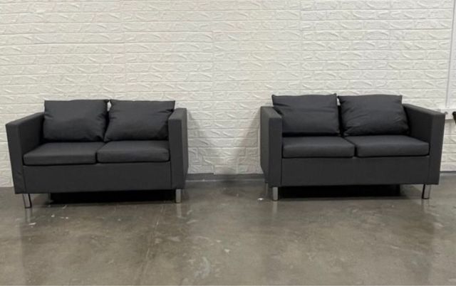 Pack 2 sofás grises - Peluquería/Salón