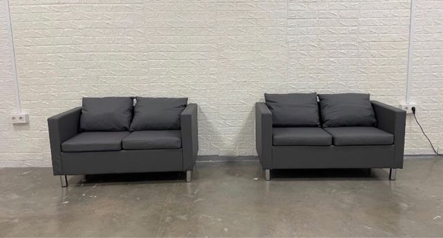 Pack 2 sofás grises - Peluquería/Salón