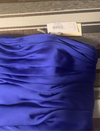 Vestido azul fiesta ECI