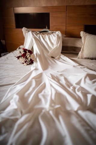 Vestido novia blanco - Talla 40- 42