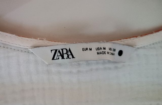 Blusa étnica de algodón - talla M 'Zara'