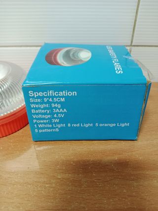 Señalizador LED emergencia coche