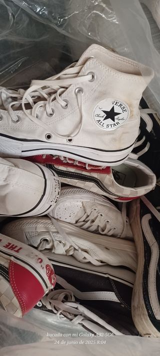 Lote de zapatillas Converse & Vans