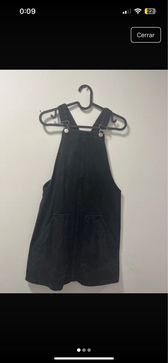 Peto vaquero negro Stradivarius