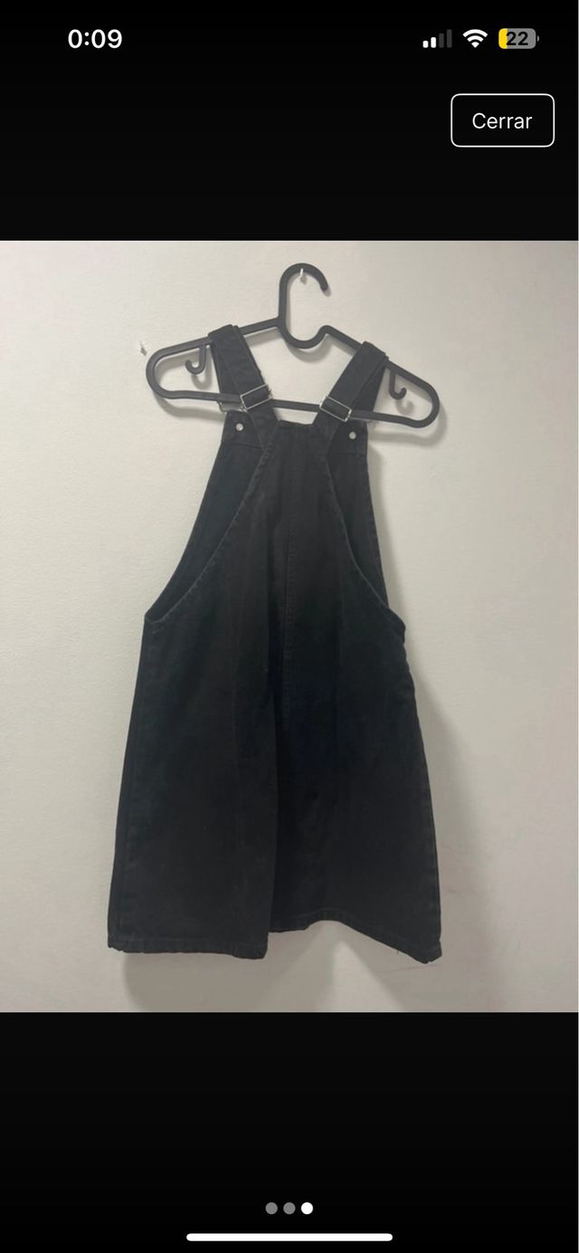 Peto vaquero negro Stradivarius