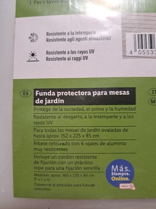 Funda mesa jardín Livarno Home