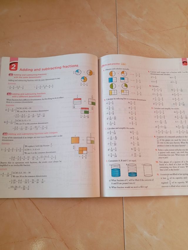 Libro de matemáticas en inglés 1 Eso.