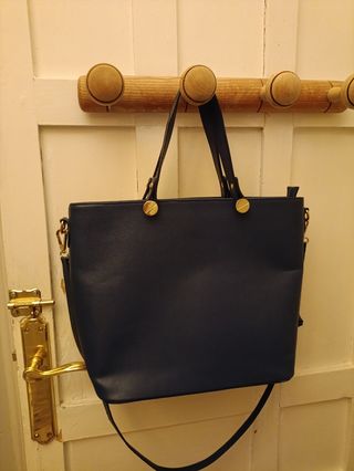 Bolso bandolera azul marino