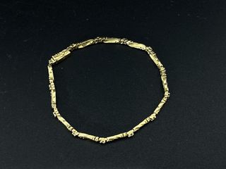 pulsera oro 18k con piedra