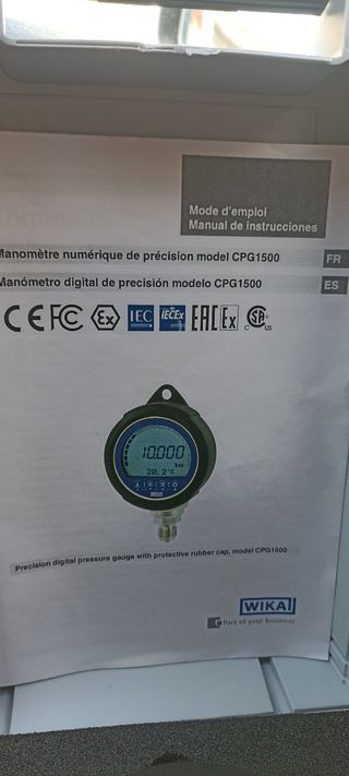 Manómetro digital WIKA CPG1500