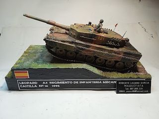 Maqueta Leopard A4 Ejército Español