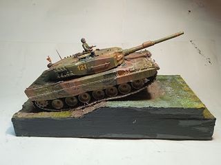 Maqueta Leopard A4 Ejército Español
